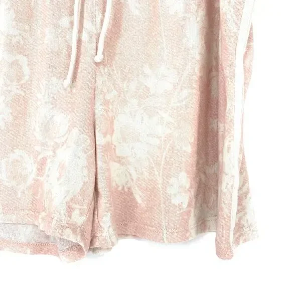 Lucky Brand Women's Size XXL Floral Top & Short 2 Piece Pajama Set Pink Cream - Picture 5 of 10